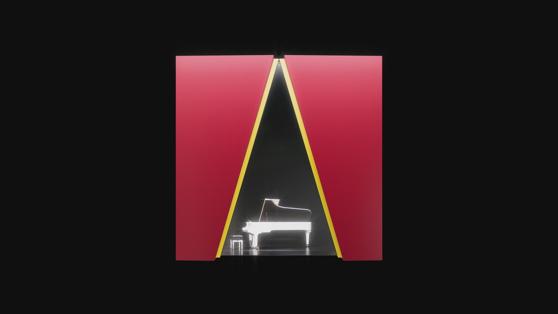 Animated GIF showing Adele's "Weekends With Adele Live In Las Vegas Limited Edition Vinyl Box Set" rotating, then opening to display its contents: striking concert photos, three vinyl records, and an accompanying book.